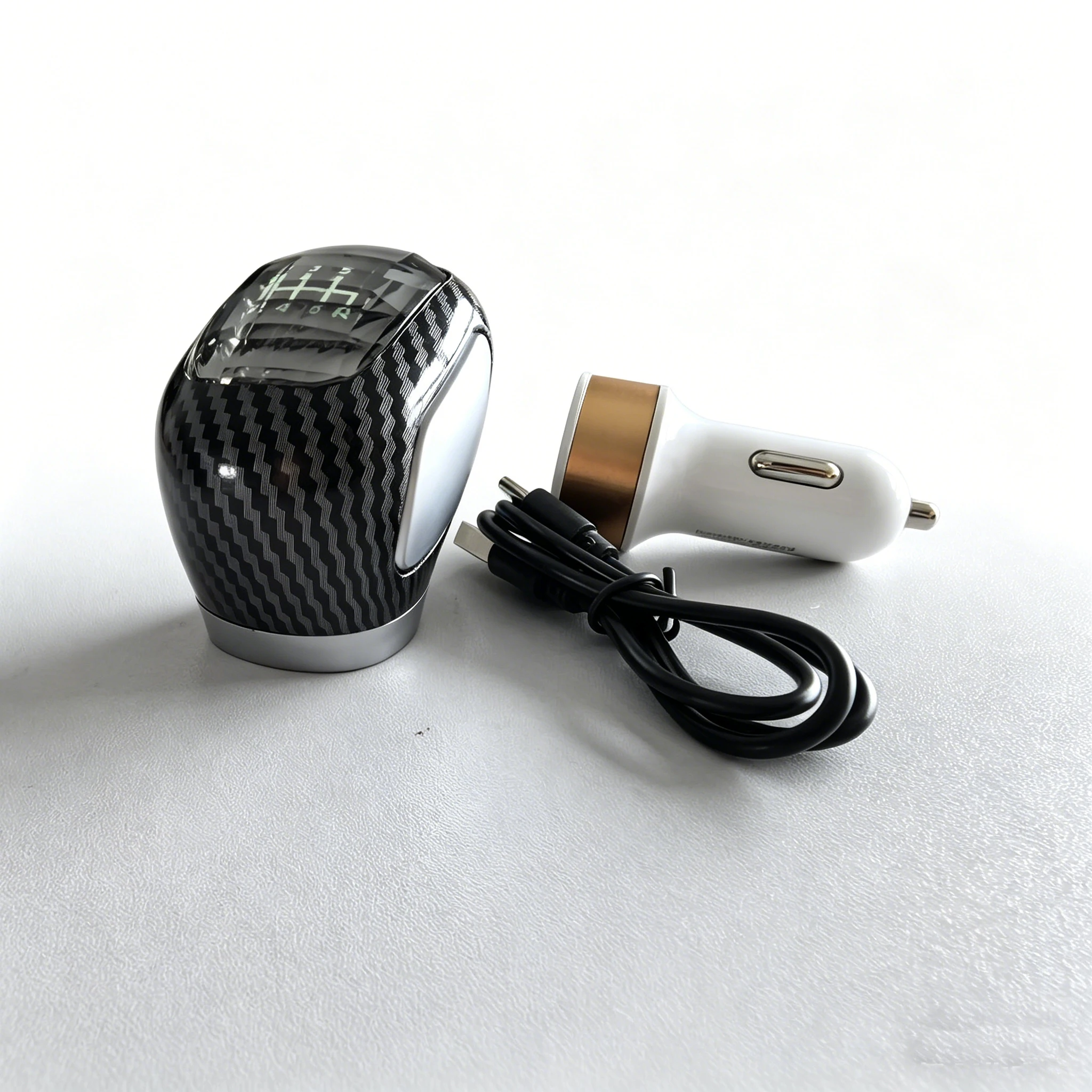 Kristall-Schaltknauf für Schaltgetriebe, mit Rückwärtsgang-Uplift, R135-246, 135-24R, siebenfarbige Kristall-Schaltkopf-LED – Detail 12