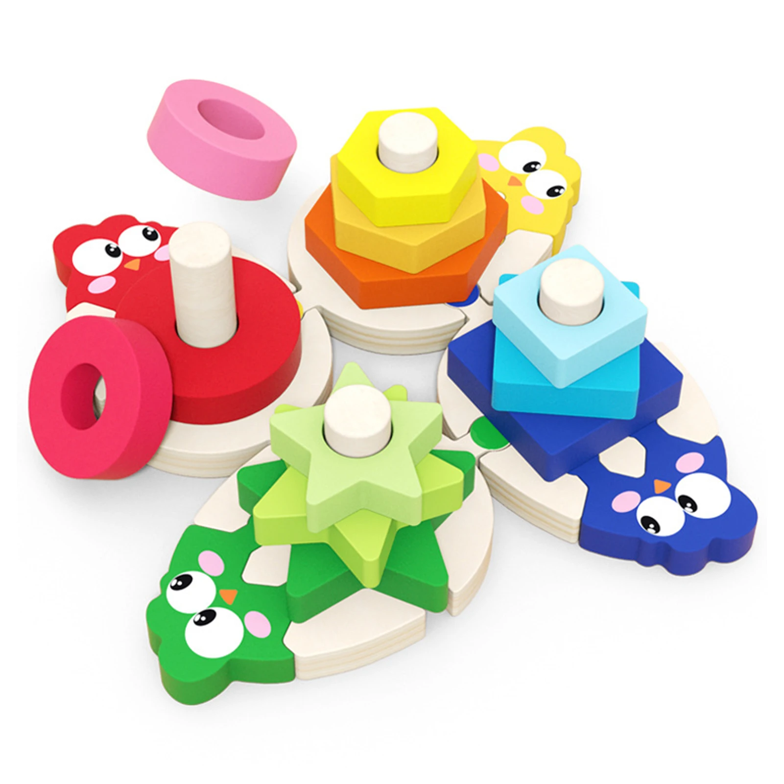 

Wooden Educational Preschool Toddler Toys For Boys Girls Develop Hands-on Skills Toy