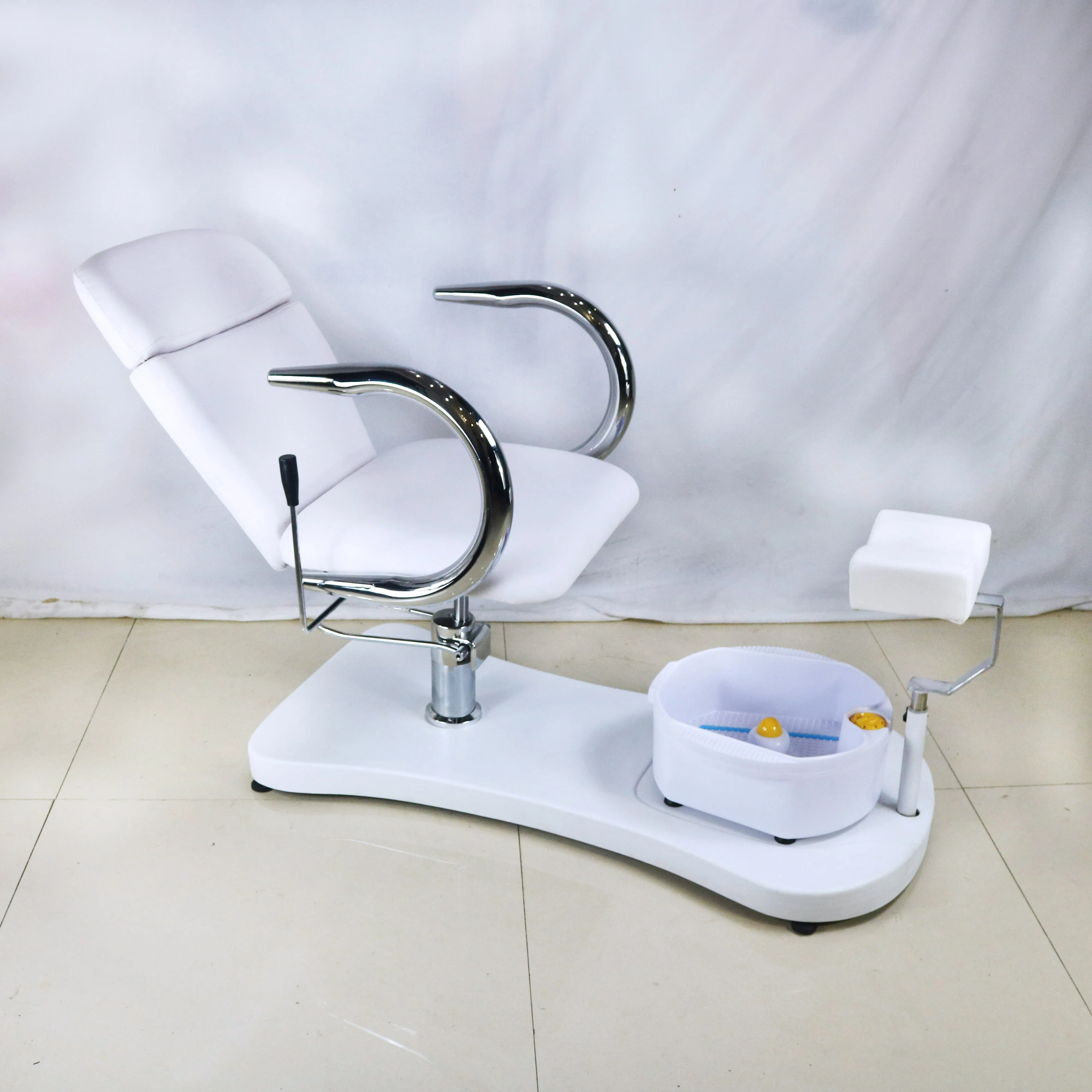 Spa Pedicure Chair with Massage Feature Modern Design Bowl and Drain System