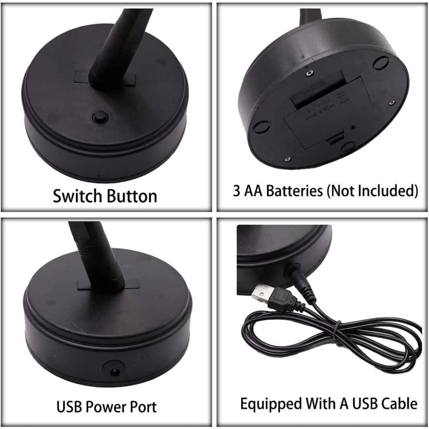 Decoration USB/Battery Powered Touch Switch Warm White Artificial Bonsai Cherry Blossom Desktop Tree LED Lamp Light