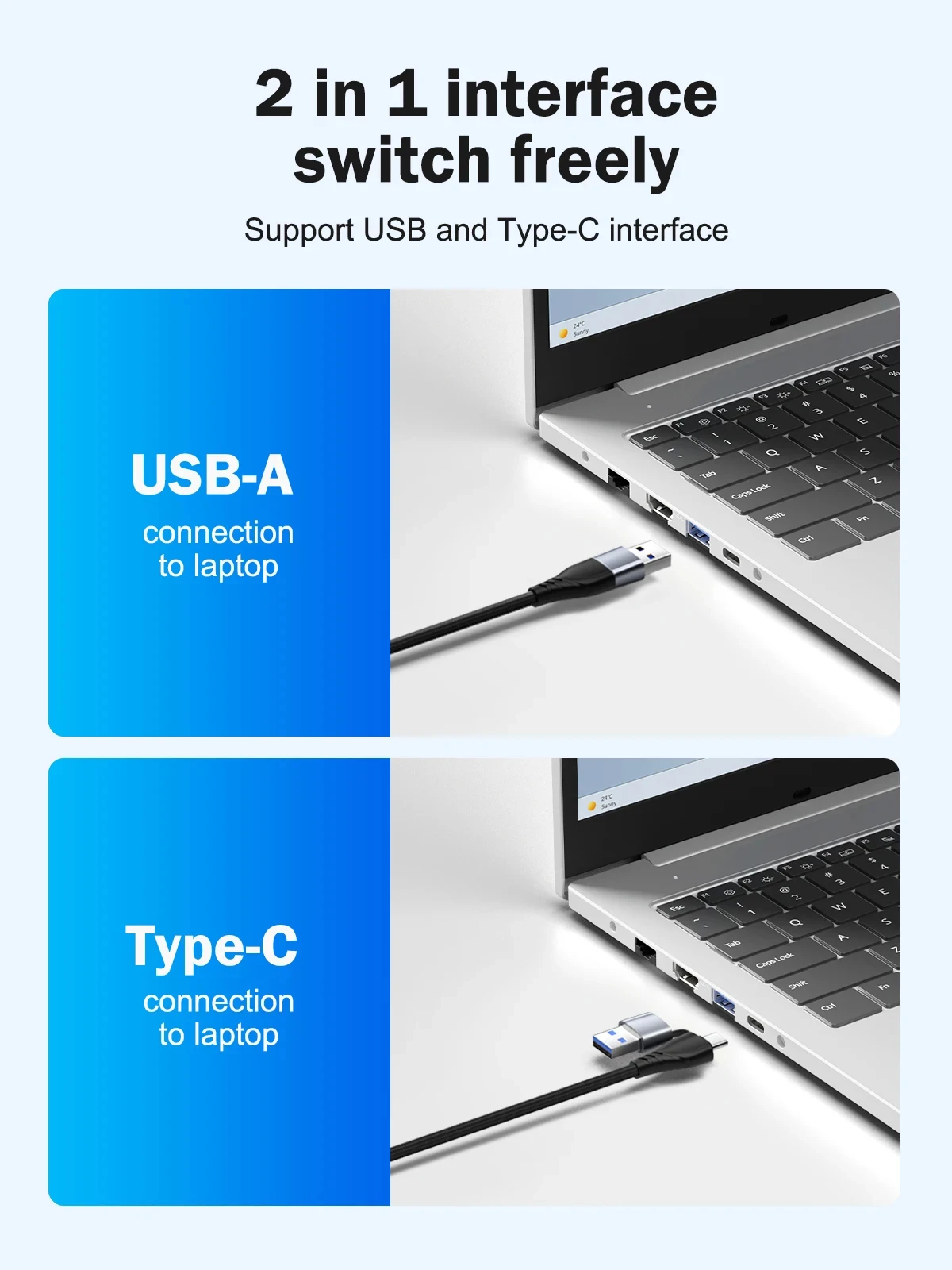 Cartão de captura de vídeo USB 3.0, 4K HDMI para USB Tipo-C, Grabber Box para PS4 e PC 5, computador, câmera, transmissão ao vivo, gravação de reunião