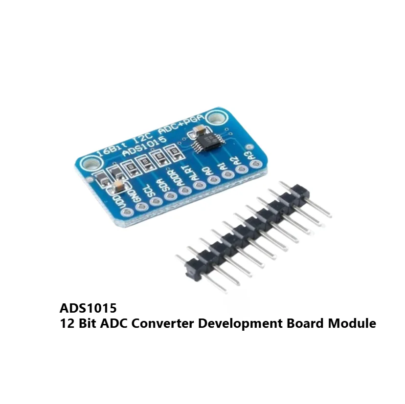 ADS1015 12-Bit ADC Module 2Pcs 4-Channel I2C Programmable Gain PGA Low Power 2.0V-5.5V for Arduino ESP32