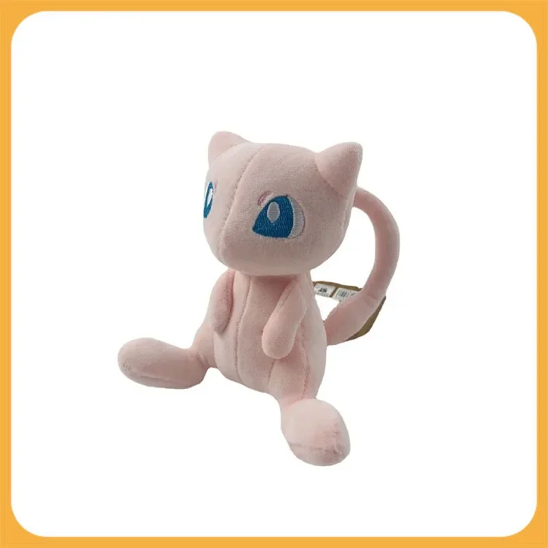 Mew Plush Anime Pokemon Plush Toys Cartoon Collection Mew Initial Version Plush Doll Kawaii Kids Christmas Gift 13cm