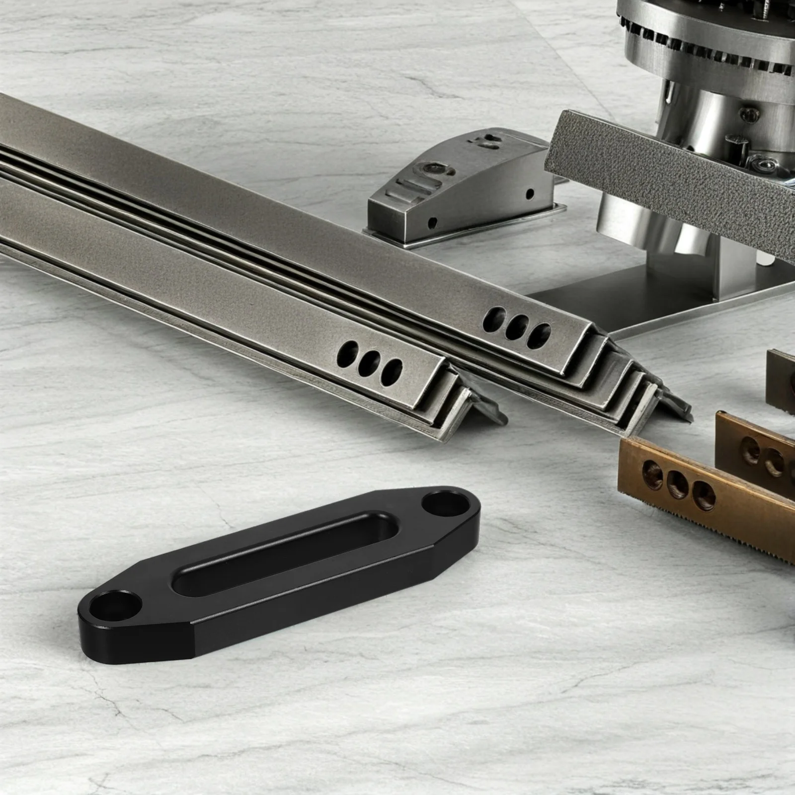 Guia de aleación de aluminio de carenado de cabrestante para cuerda sintética, remolque de recuperación de vehículos, guía de cables duradera para todoterreno Utv Atv