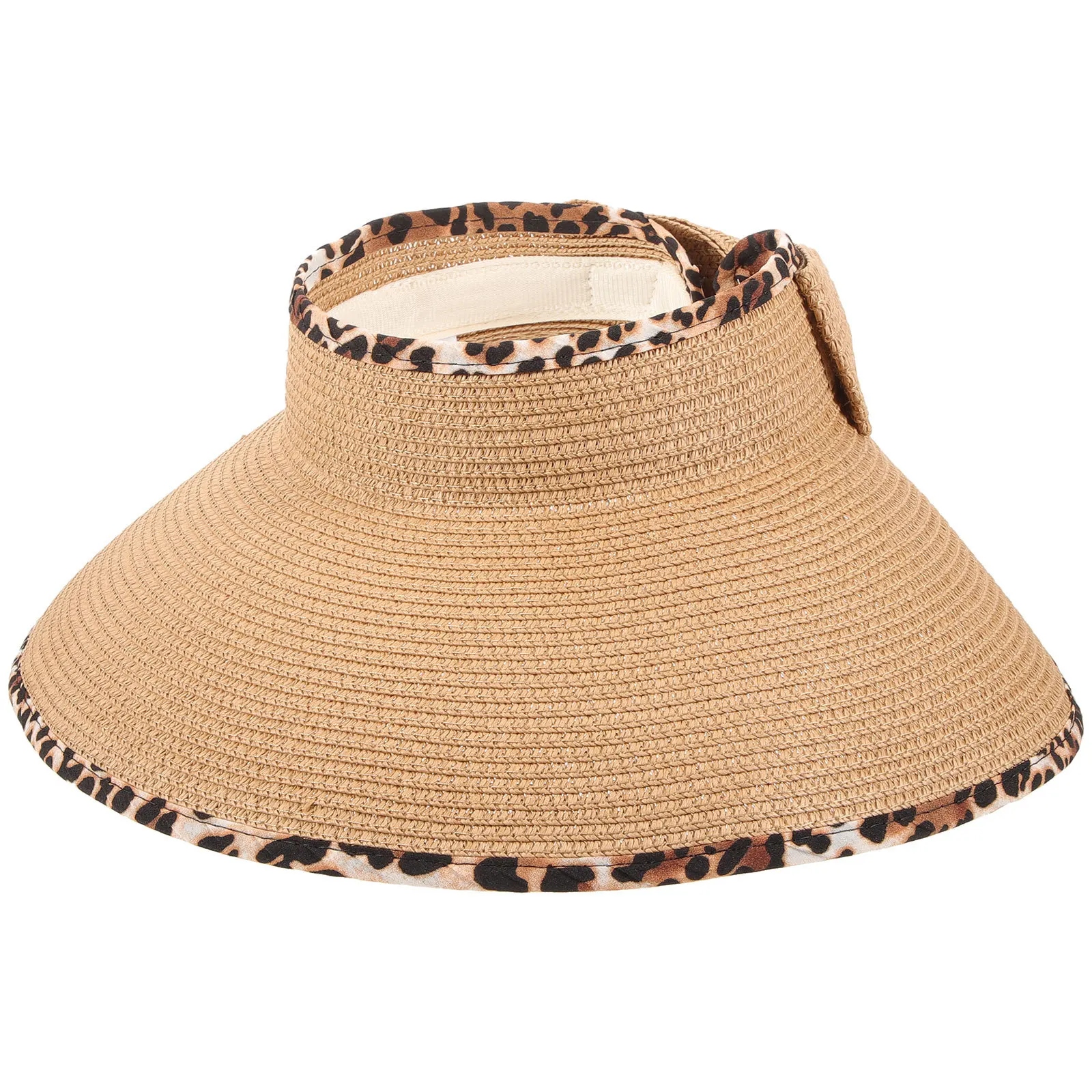 

Foldable Wide Brim Straw Visor Hat Adjustable Sun Protection Sun Hat for Women Beach Outdoor Summer Beach Hats for Women