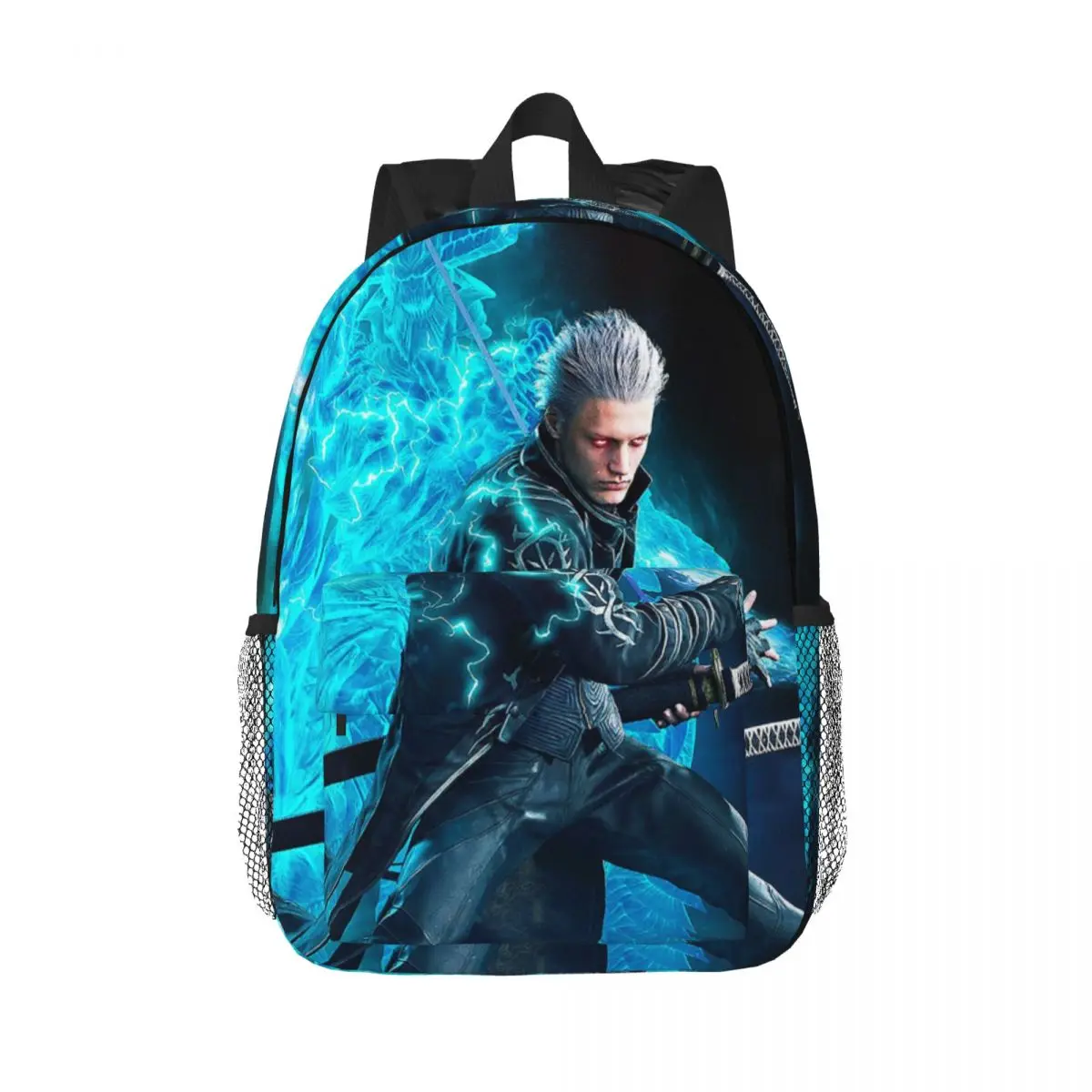 Vergil From The Devil May Cry Series Backpacks Teenager Bookbag Casual Children School Bags Laptop Rucksack Shoulder Bag