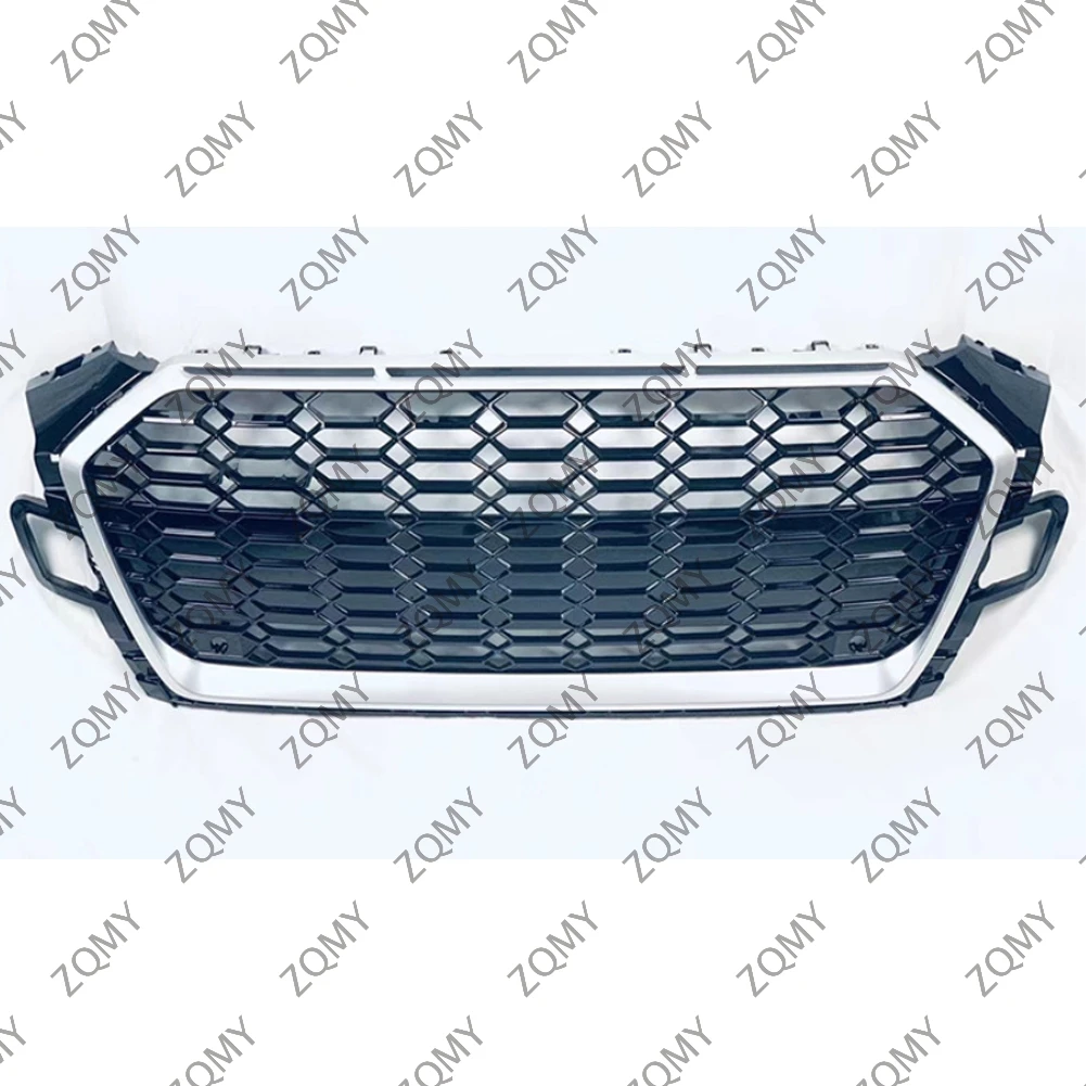 

With/Logo For Audi A5/A5L/S5 2021 2022 2023 2024 Car Front Bumper Grille Centre Panel Styling Upper Grill (Modify RS5 style)