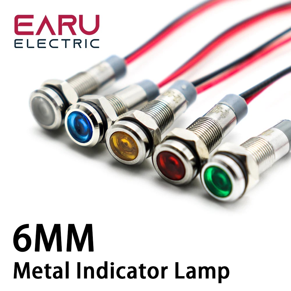 1-шт-ip67-6-мм-светодиодный-водонепроницаемый-металлический-индикатор-сигнальная-лампа-с-проводом-5-В-12-В-24-В-220-В-красный-желтый-синий-зеленый-белый-металлическая-кнопка