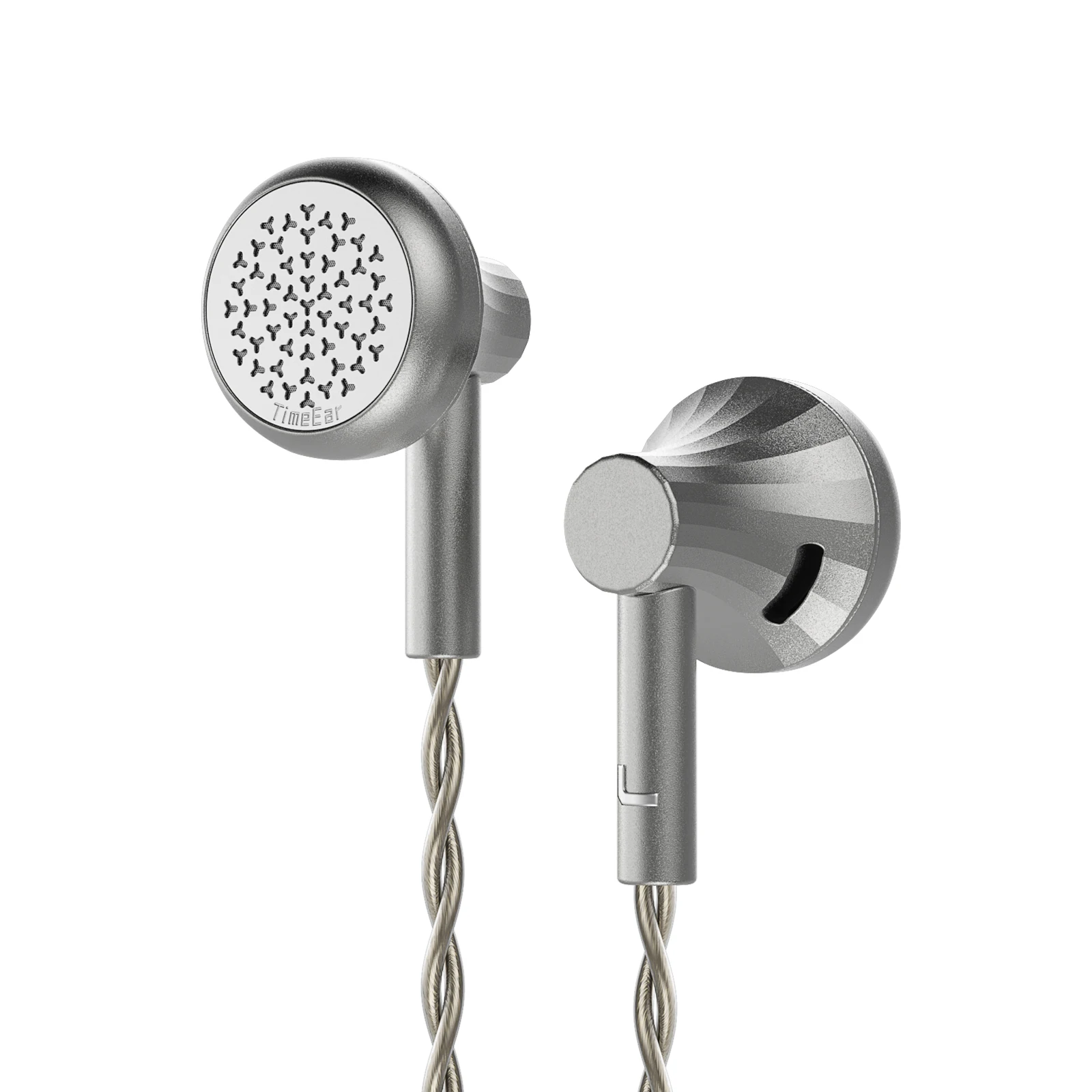 TimeEar TEA-99 44Ω Dynamic Driver Earbuds Wired Headphone Gaming Headset HiFi IEM HiRes Studio with 4.4MM Balanced Cable