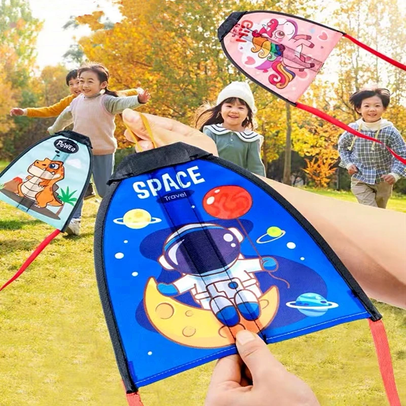 Catapult kite flying outdoor toys for Children kites nylon fabric garden games new toys Kite string sports-leisure kite surf koi