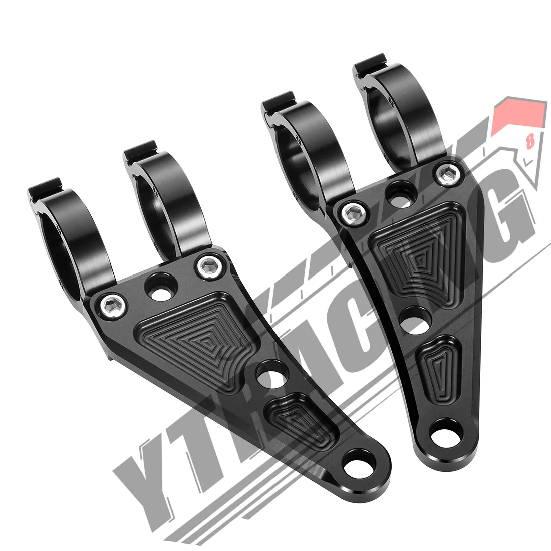 

M10 Front Headlight Mount Bracket For HONDA SUZUKI YAMAHA KAWASAKI 30/31/32/33/35/36/37/38/39/41/43/46/48/49/50/52/54/55mm Fork