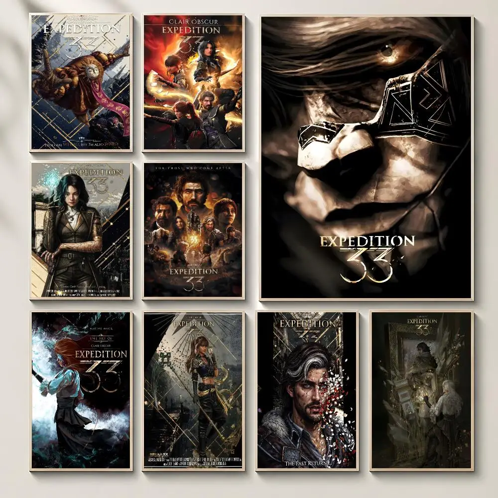 game Expedition 33 Poster Poster HD Printing Comfortable and Fresh Style Wall Art Home Decor Living Room Cafe Gift