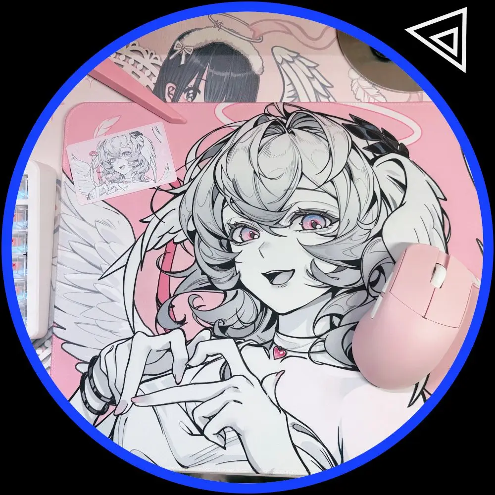 

Olympus Series Cupid Mousepad Xsoft Fps Unsmooth Neutral Esports Gaming Mouse Pad Customize Accessories 490x420mm /360x300mm