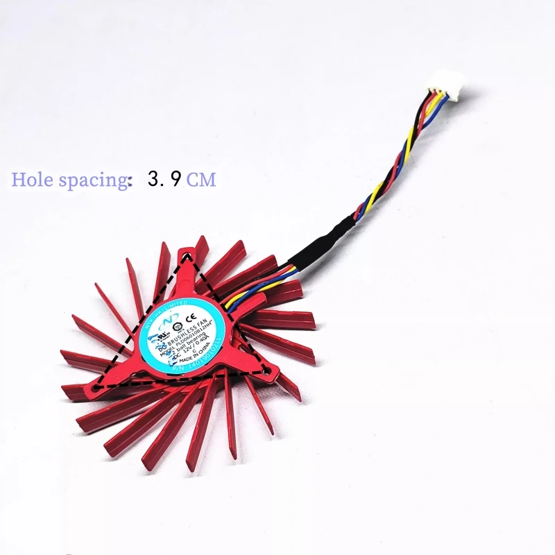 Free shipping, brand new and original, suitable for Dilan Public Edition AMD ATI HD4850 4830 V7900 W7000 graphics card silent fa