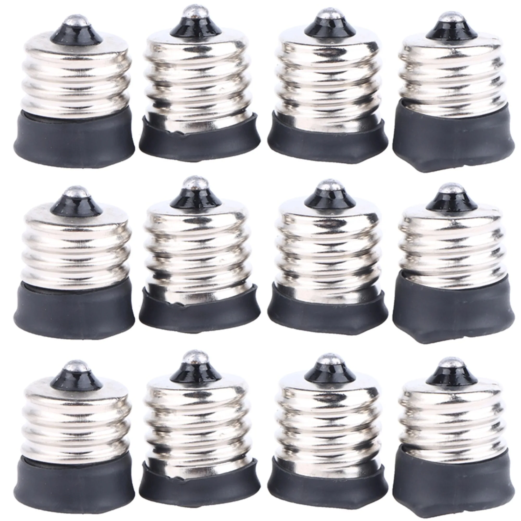2pcs Household E17 To E12/ E14 Lamp Holder Led Light Base Converter Screw Bulb Socket Adapter LED Saving Light Halogen Lamp Head
