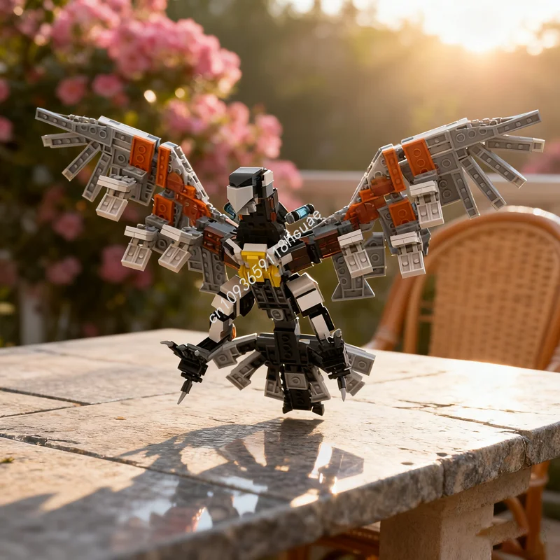 

607 шт. MOC Stormbird и Apex Запретная игровая модель, строительные игрушки, блоки, архитектура, идея «сделай сам», детский рождественский подарок на день рождения