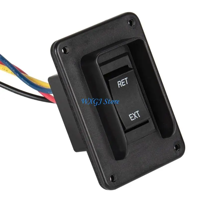 37JE Momentary Polarity Reverse Rockers สลับการควบคุมสวิทช์มอเตอร์ขึ้นลงย้อนกลับ (ON) Off (ON) สวิทช์