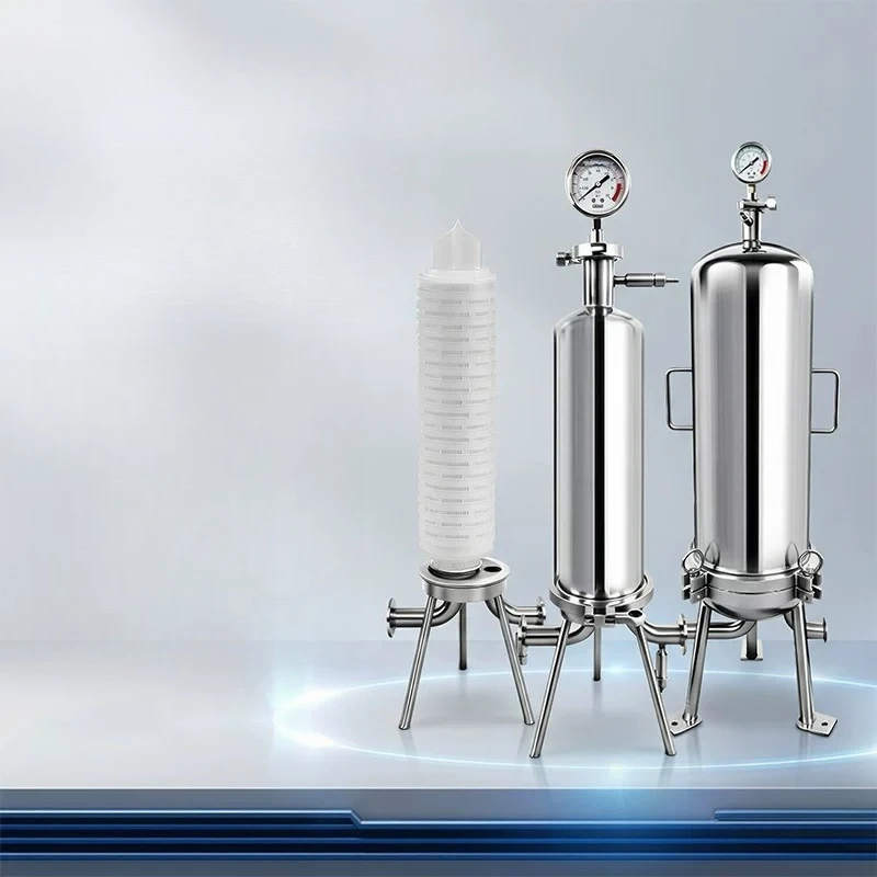 316L stainless steel sanitary grade microporous membrane precision filter Baijiu pharmaceutical chemical microbial sterilization