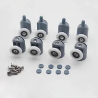 Bathroom Door Pulley For Sliding Glass Door And Shower Room Cabin Accessories 23 25 27mm