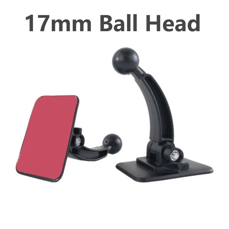 iBudim Universal Car Phone Holder 17mm Ball Head Base for Car Dashboard Cell Phone Stand Mount Mobile Magnet Stand Support Base