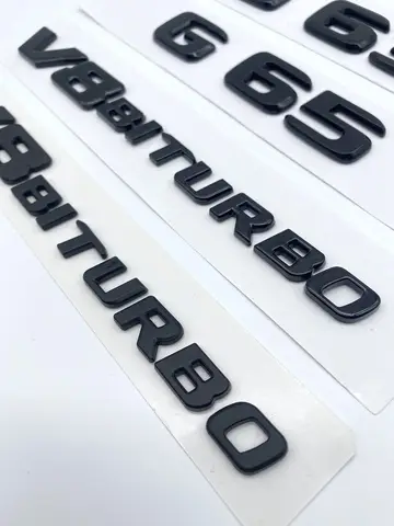 3D Chrome Black Red Rear Trunk Badge Car Sticker Accessories For C190 X290 Series GT50 GT63 GT63S TURBO4MATIC V8biturbo Emblem 8 best sales toyota logo black - №6