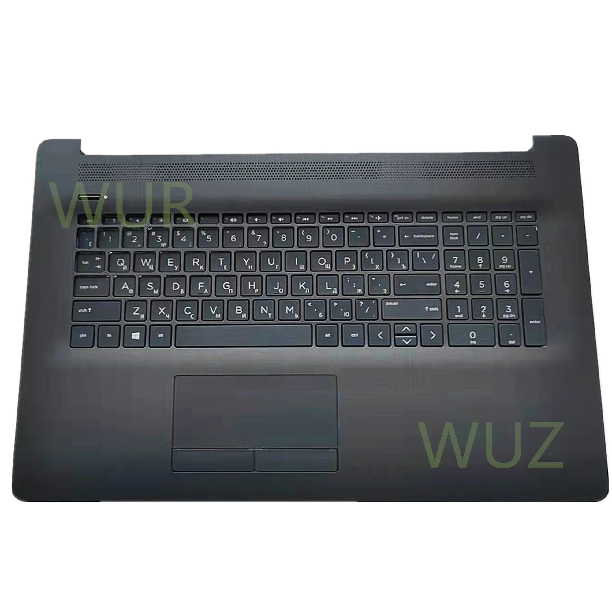 New Laptop Palmrest Top Case  Keyboard For HP 17-BY 17-CA 17G-CR 17Q-CS TPN-I133 C Shell  Black RU  L22749-251