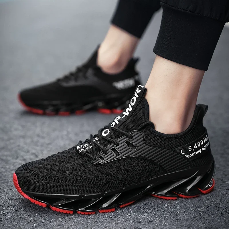 New Outdoor Men Free Running for Men Jogging Walking Sports Shoes High-quality Lace-up Athietic Breathable Blade Sneakers