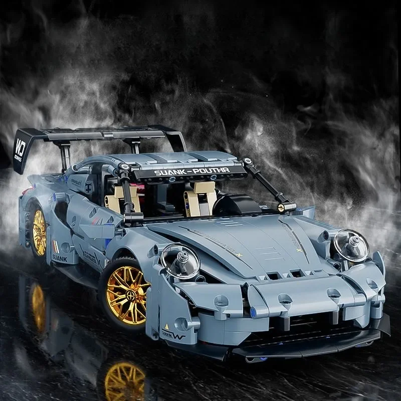 Technische Racing Sport Car Model Bouwstenen technische volwassenen 1:14 DIY Supercar Baksteen Puzzel Speelgoed Kid Volwassen Gift (1200 + korrel)