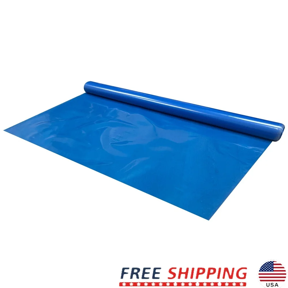 

100 sq ft 6mil Polyethylene Moisture Vapor Barrier Underlayment Vinyl Laminate Engineered Flooring Protection