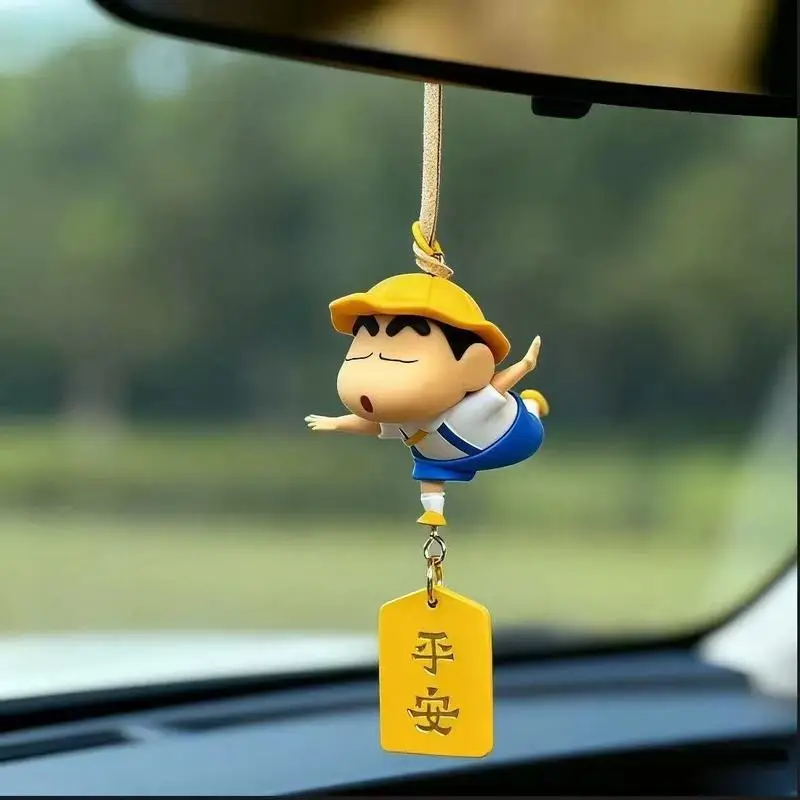 Anime Figure Cute New Xiaoxin Car Pendant Rear View Mirror Creative Safe Car Interior Decoration Birthday Surprise Gift For Fans