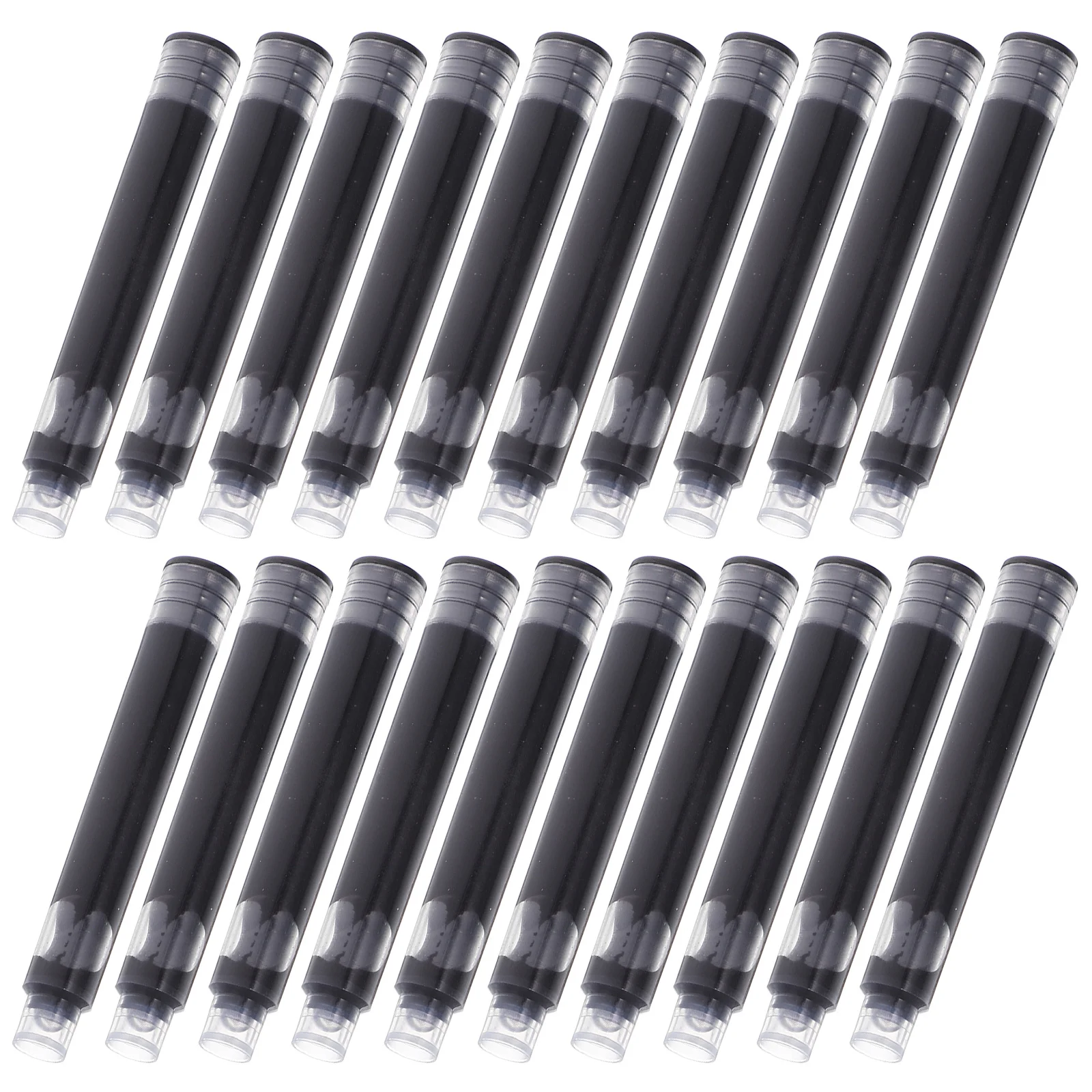 

100 шт., сменные чернила для перьевой ручки, стираемые, гладкие, для письма, портативная ручка, сменные чернила, офисные принадлежности, школьные принадлежности