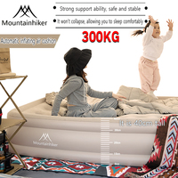Indoor Inflatable Mattress Luxury Camping Pad PVC Inflatable Sleeping Pad Luxury 2 Person Camping Mattress Built-in Pump Thick P
