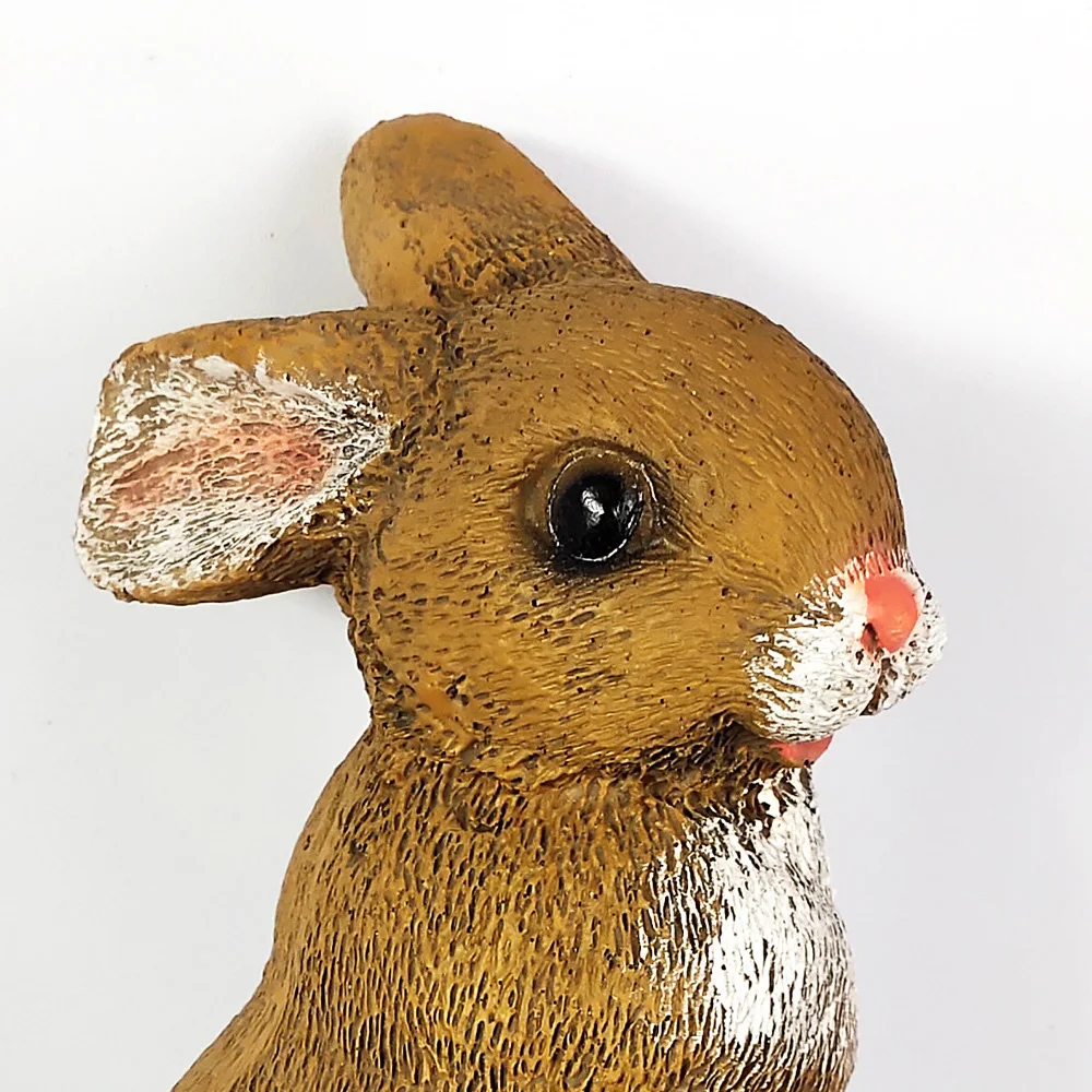 Modern Courtyard Waterproof Solar Lights New Rabbit Shape Lawn Garden Floor Insertion Landscape Led Outdoor Decorate Resin Lamps