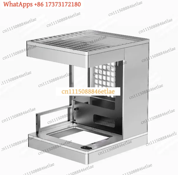 k3 3D Printed Mini ITX Case, Transparent Desktop Chassis for 17x17/17x19 Motherboard and SFX Power Supply