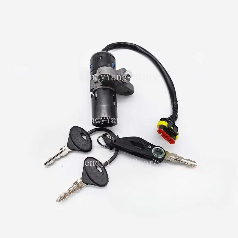 

Motorcycle Ignition Switch Key Fuel Tank Lock Set For Benelli BN150S BJ150-31 Keeway RKF 125