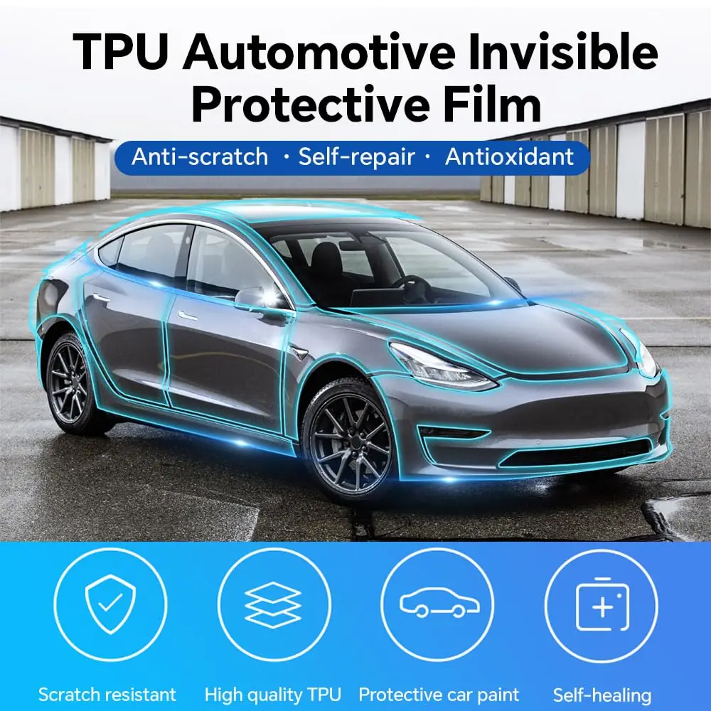 

8.5Mil Pre-cut PPF For Tesla Model 3 2020-2023 TPU Matte And Clear Paint Protection Film Scratch-Resistant Exterior Accessories