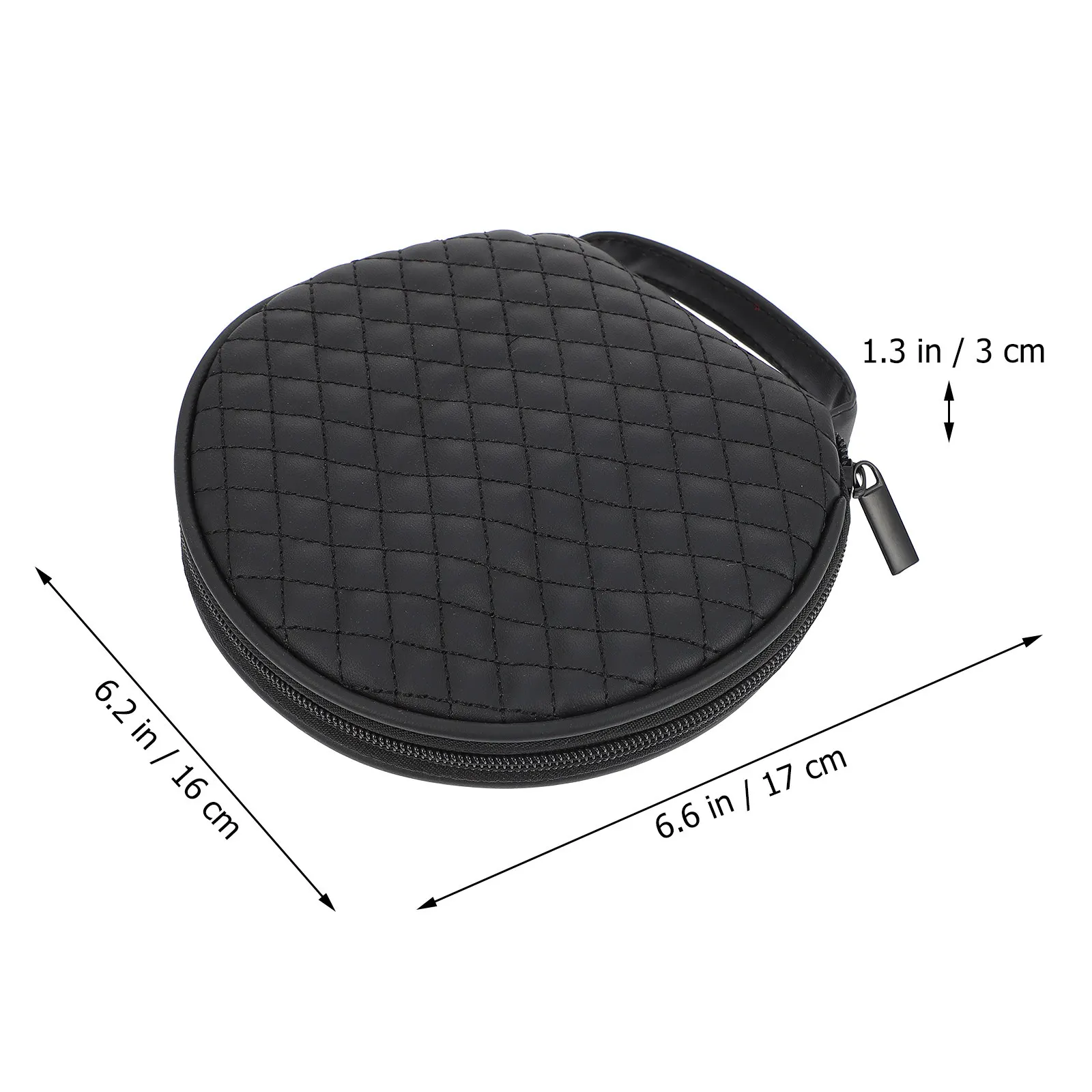 1Pcs Classical Plaid Cd Bag Heavy-Duty Embroidered Storage Case Large Capacity Zippered Portable Disc Protection for Car Travel