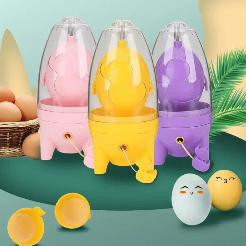 Home Egg Scrambler Hand Eggs Shaker Mixer Food Grade Silicone Egg Spinner Manual Tool In Shell Egg Spinner For Hard Boiled Eggs