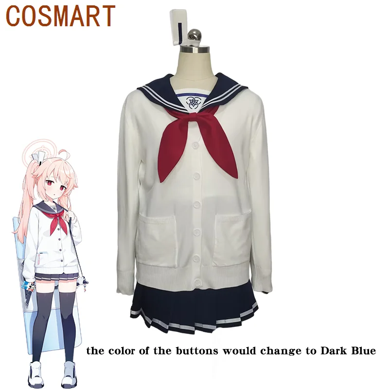 

COSMART Game Blue Archive Yutori Natsu Cosplay Costume Japanese High School Uniform Jk Dress Suit Coat Shirt Skirts Custom Made