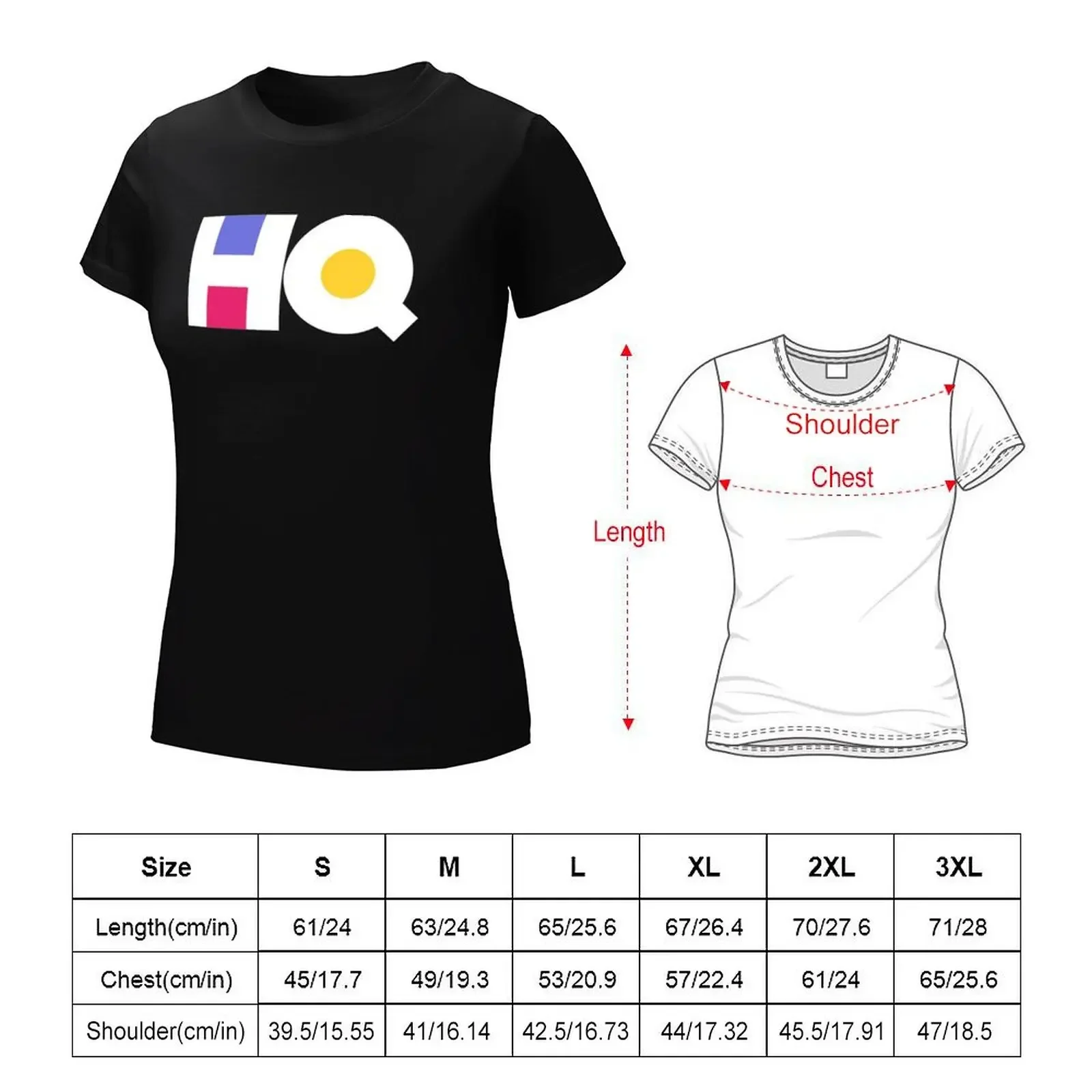 HQ Trivia T-shirt korean fashion Short sleeve tee cute tops cropped t shirts for Women