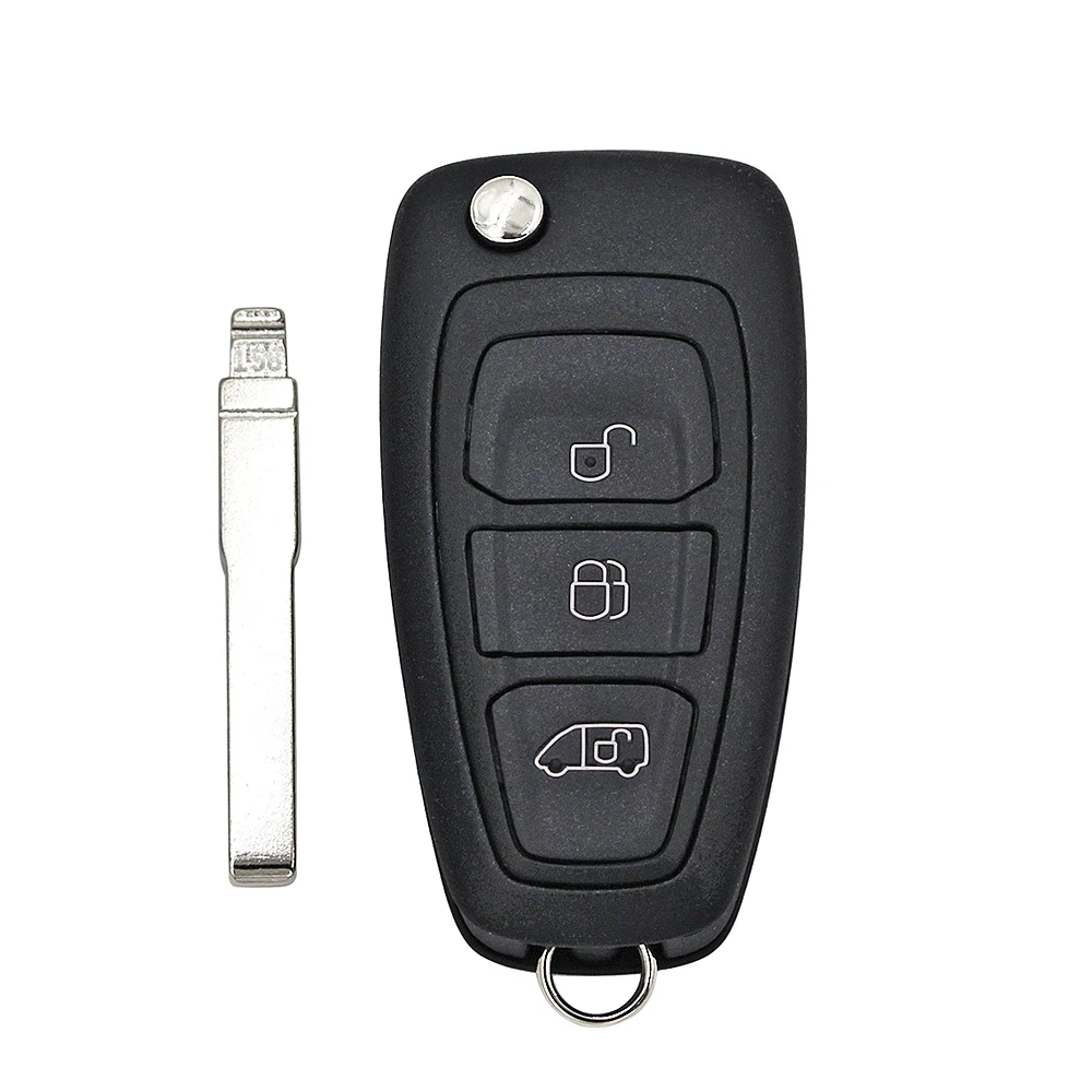 DIYKEY 3 Buttons For Ford Transit Transit Custom Tourneo Custom 2015-2020 433MHz ID49 Chip Remote Key Fob GK2T-15K601-AB/AA