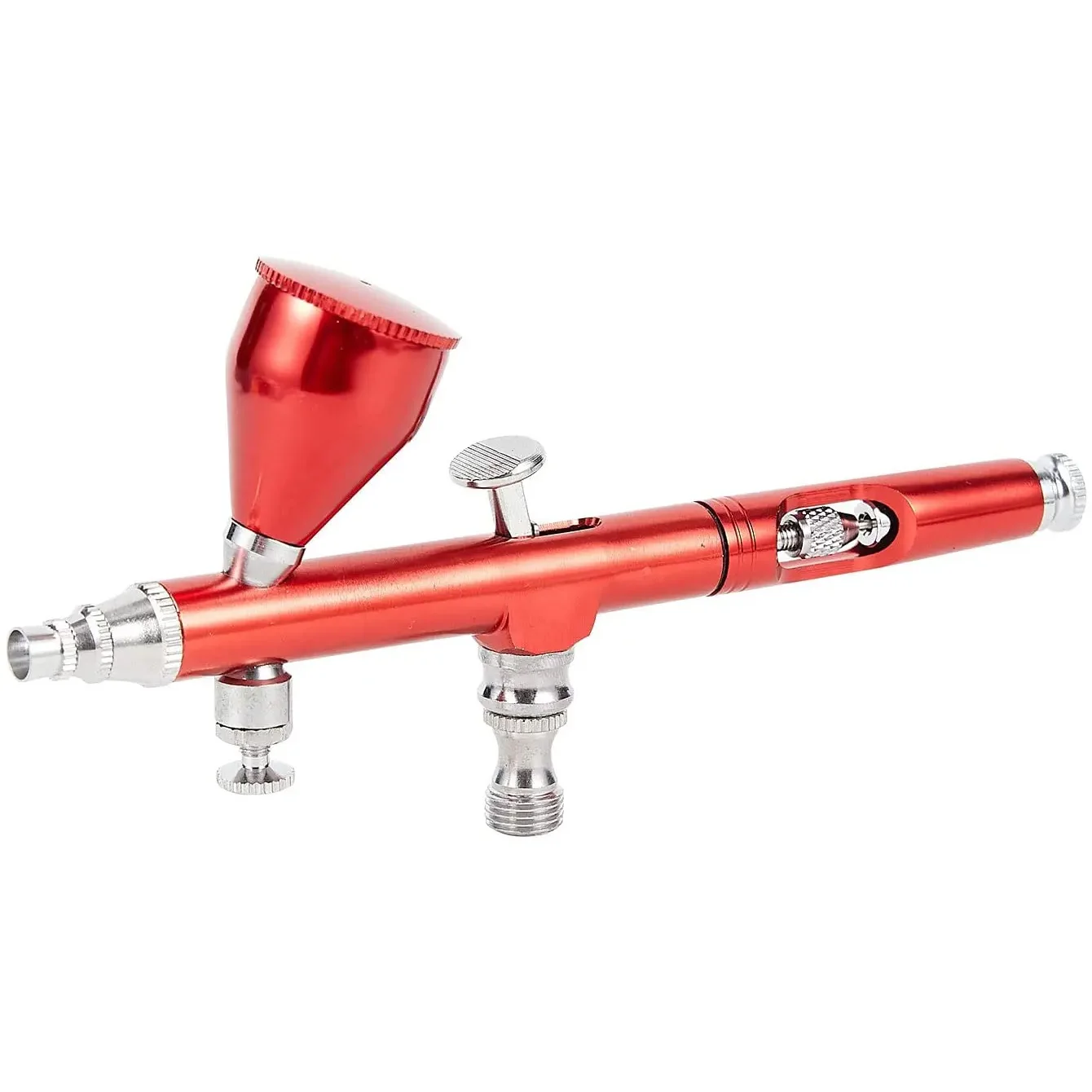 JOYSTAR Yeni Profesyonel 0.2mm/0.3mm/0.5mm Çift Eylem Airbrush Kiti Sprey Boya Tabancası Seti Genel Amaçlı Sanat için Komple Set