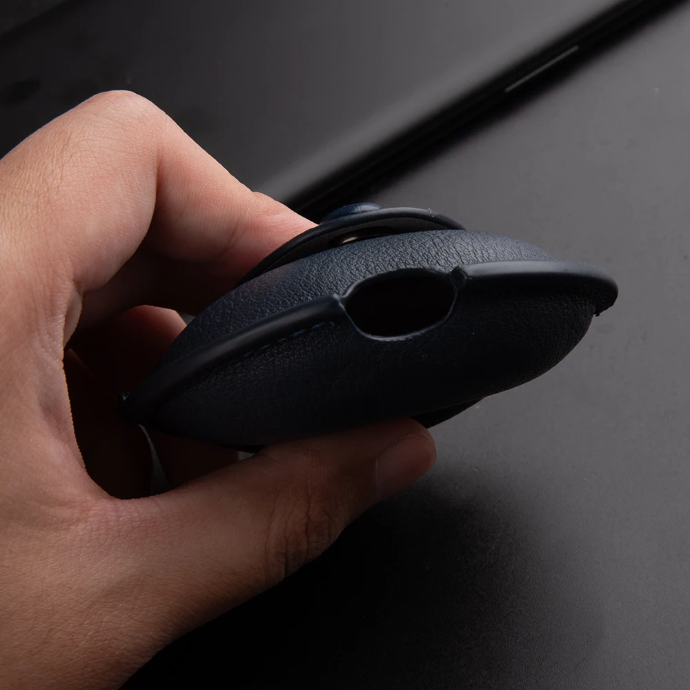 حافظة جلدية فاخرة لسماعات الأذن لهاتف هواوي FreeBuds 7i غطاء سماعة لاسلكية تعمل بالبلوتوث غطاء مقاوم للخدش مع خطاف