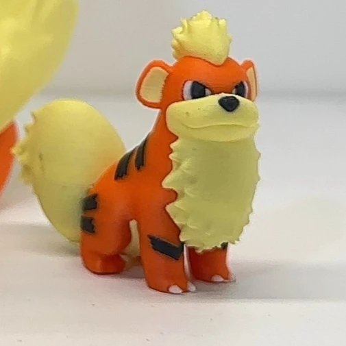 3D-Druck im Maßstab 1:20 World Shellder Growlithe Arcanine Pokémon Spiel Peripherie Modell Sammlung Desktop Ornament Dekoration