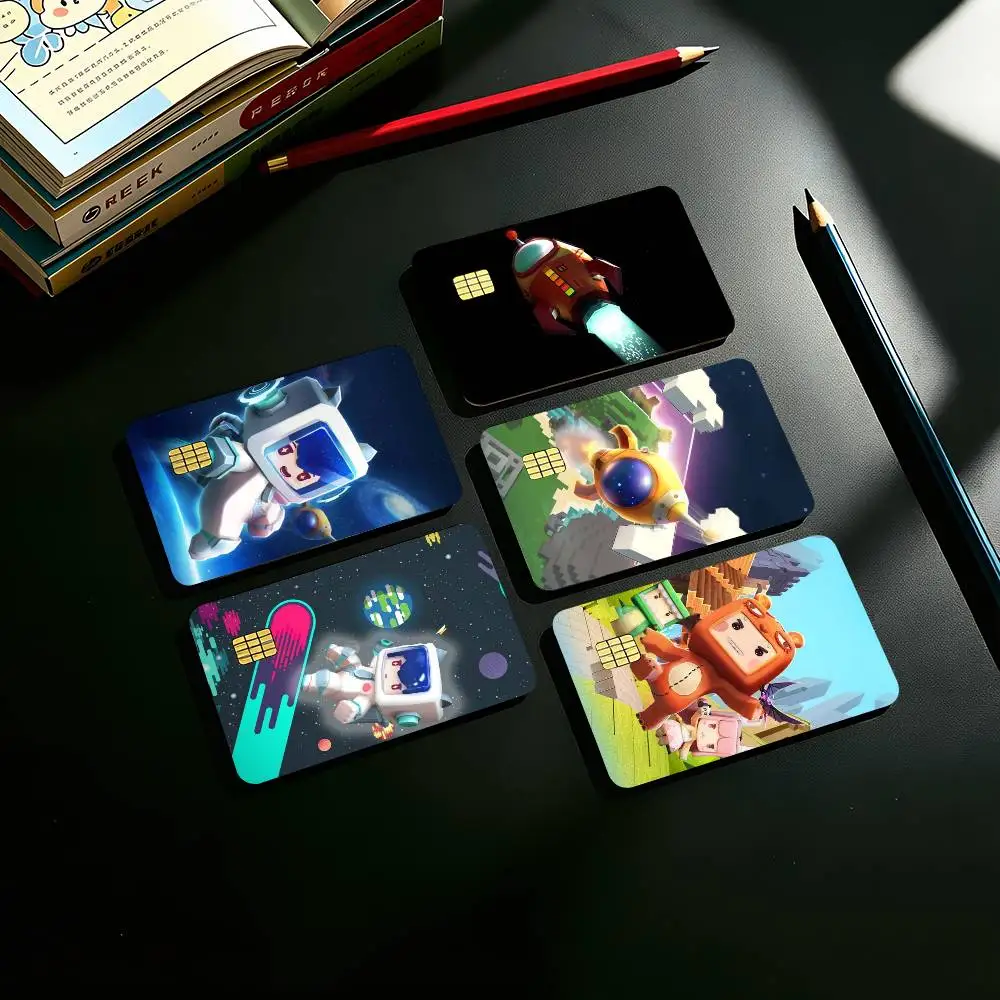 Hot Game M-Mini World Credit Card HD Stickers Game Card Decal Small Chip Waterproof Sticker Gift