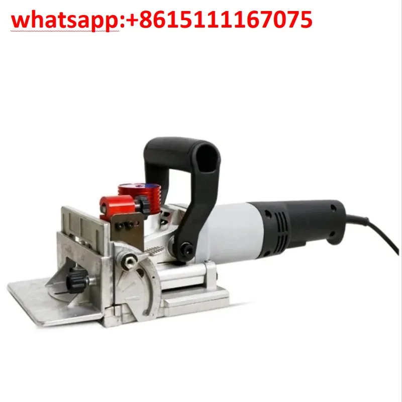 2-in-1 Woodworking Electric Groover, Biscuit Joiner Slotting Machine for Invisible Fastener Cabinet Making