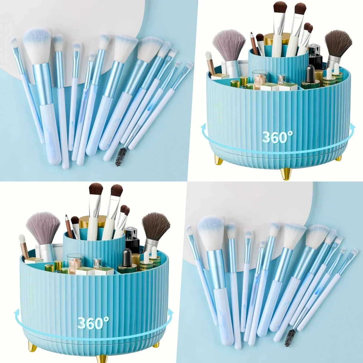 

NEW 12PCS Makeup Brushes Set Soft Fluffy Eyeshadow Foundation Blush Powder Blending Christmas Gift Female Cosmetics Beauty Tools
