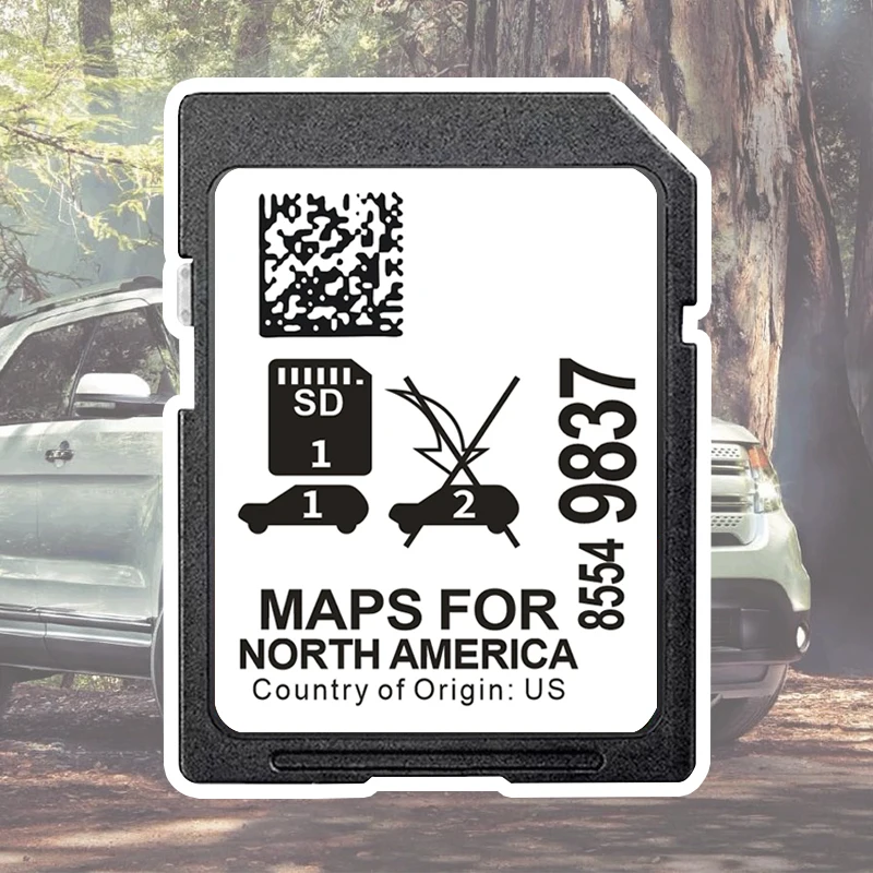 

Vehicle 8554-9837 SD Navigation Card USA CAN MEX Maps 2023 Sat Navi for Chevrolet GMC Buick Cadillac