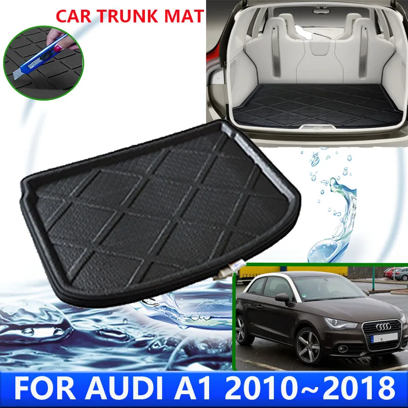 

For Audi A1 8X 2010~2018 2011 2012 2015 2016 2017 Car Rear Trunk Protector Pad Auto Waterproof Liner Anti-Fouling Mat Accessorie