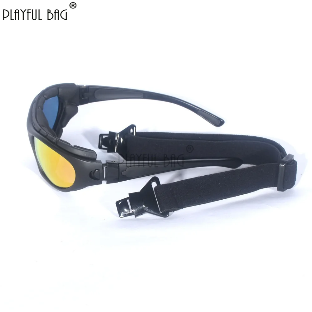 Outdoor Sports Glasses Polarized PC Lenses Ultraviolet Protection Cycling Goggles Airsoft Shooting Eyewear Anti-Impact NA144S